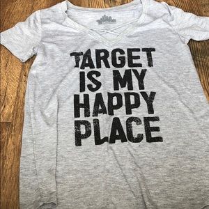Target is my happy place tee